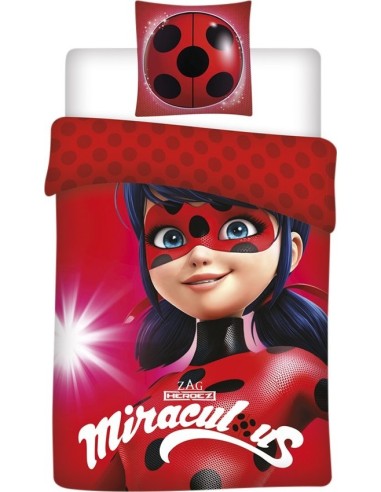 Housse de couette Miraculous en Coton -New discount.com