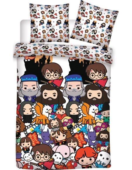 Parure housse de couette Harry Potter En coton - New discount.com