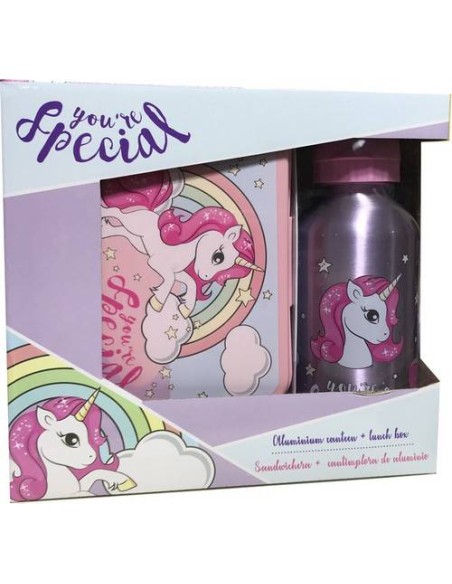 Set canteen 400 ML + Lunch box Unicorn, New discount.com, Nouveauté...