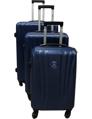 Paris Saint-Germain- Set de 3 Valises PSG - Rigide ABS en 4 Roues  ...