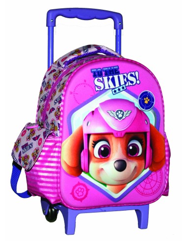 sac à dos trolley Paw Patrol en rose 31 cm - New discount.com