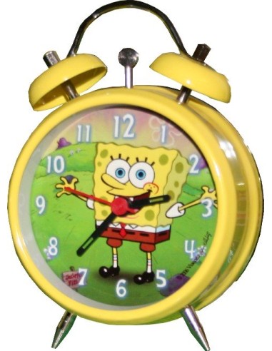 Metal alarm clock Sponge Bob 10 cm, New discount.com, Nouveautés ch...