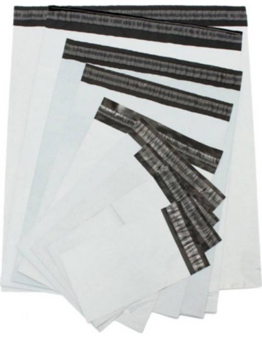 Enveloppe plastique indéchirable inviolable-blanche opaque pochette...