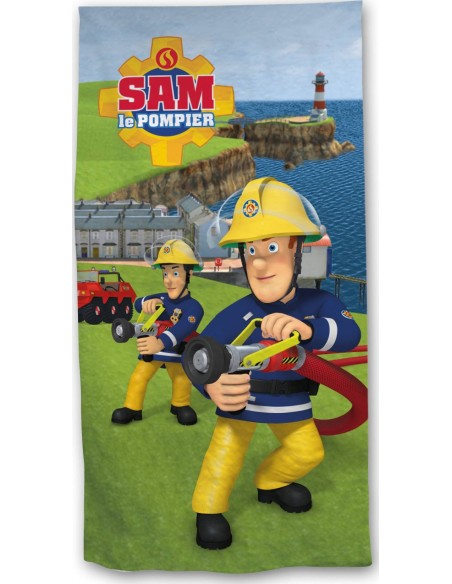 Strandtuch Sam The Fireman aus Baumwolle - New discount.com