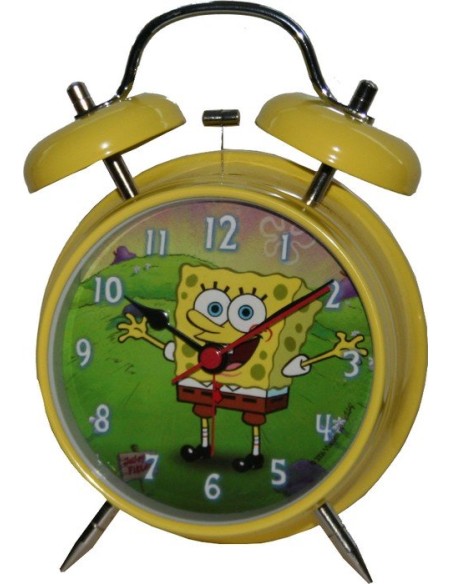 Metal alarm clock Sponge Bob 13 cm, New discount.com, Nouveautés ch...