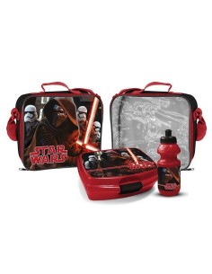 Sac isotherme Star Wars avec boîte à goûter et gourde Star Wars - N...