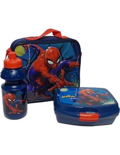Sac isotherme Spider-man avec boîte à goûter et gourde Spider-man