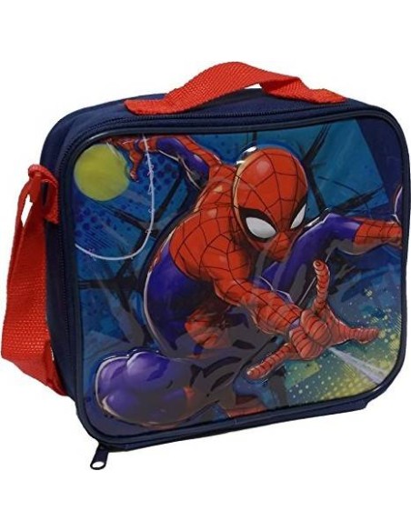 Sac isotherme Spider-man avec boîte à goûter et gourde Spider-man -...