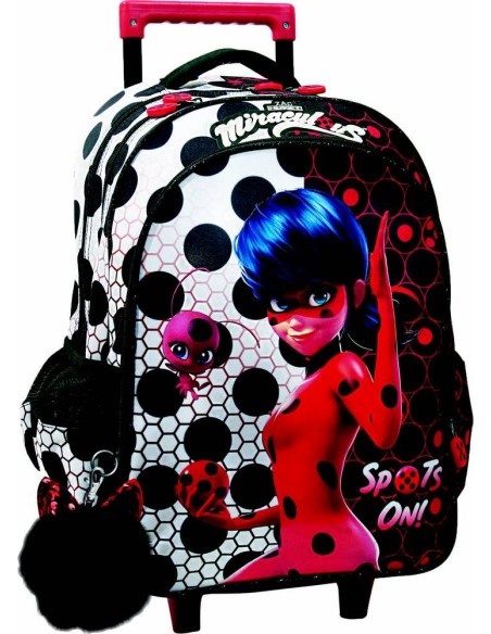 Sac à dos Trolley Miraculous 42 cm - Qualité supérieure - New disco...