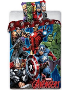 Parure Housse de Couette Avengers + Taies d'Oreiller Avengers - New...