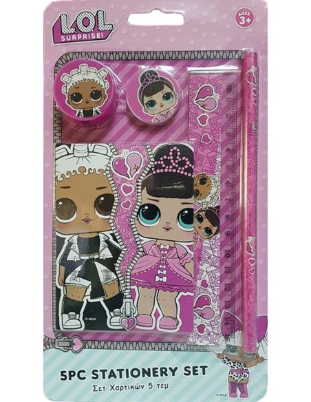 Lol Surprise Set de papelería de 5 piezas -New discount.com