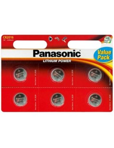 Piles Lithium PANASONIC CR2016 x 6