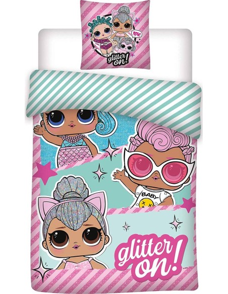 Housse de couette avec taie Lol surprise - New discount.com