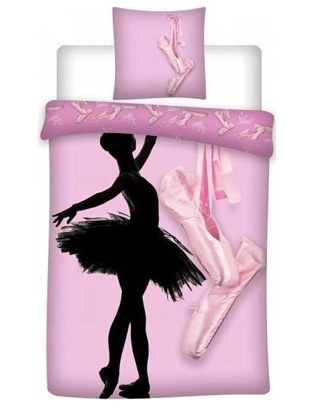 Parure housse de couette Ballerine en Rose - New discount.com