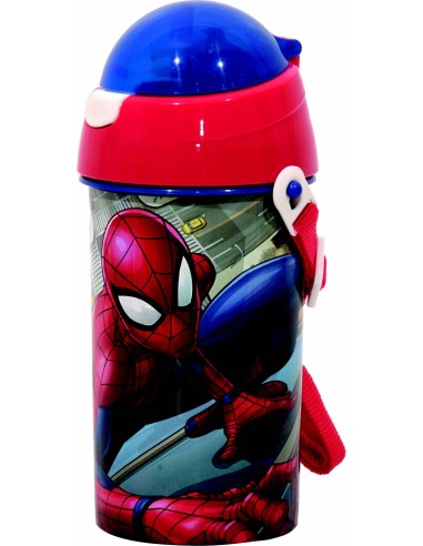 Gourde automatique Spider-man Marvel 500 ML - Système anti-goutte -...