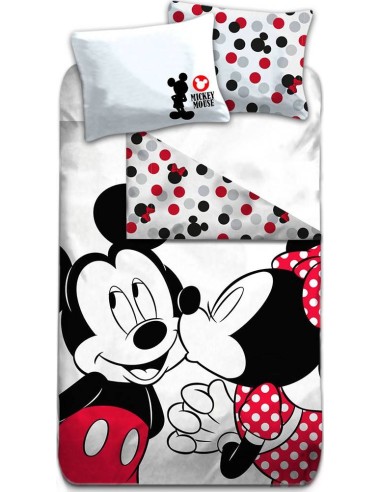 Set biancheria da letto Mickey - 100% cotone 240 X 220 CM + 2 feder...