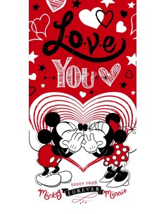 Minnie und Mickey Love Strandtuch oder Badetuch - New discount.com