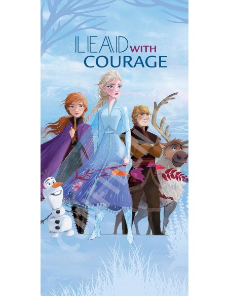 Drap de plage ou drap de bain Frozen 2 Disney