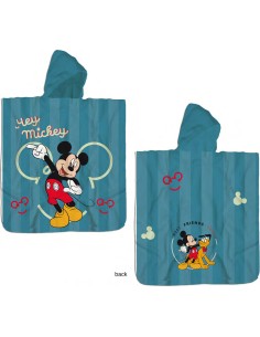 Poncho de bain Mickey Disney à capuche en coton - New discount.com