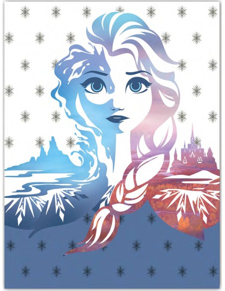 Plaid Polaire Frozen 2 Disney - New discount.com