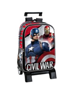 Sac à dos trolley Marvel Captain America- Qualité supérieure - 46 cm