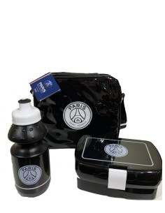 Sac isotherme Paris Saint Germain avec boîte à goûter et gourde
