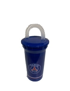 Verre paille Paris Saint Germain