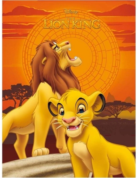 Plaid Polaire Le Roi Lion Disney - New discount.com