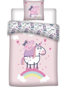 Parure housse de couette Peppa Pig - New discount.com