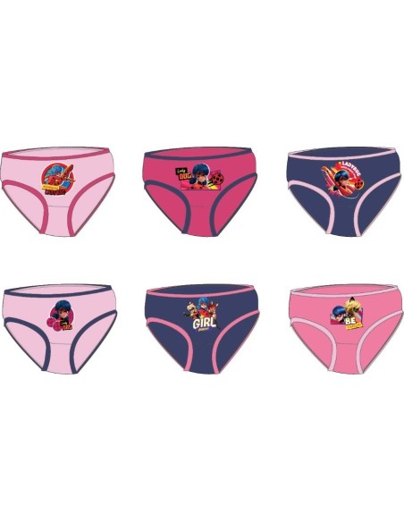 Scatola di 3 mutandine Lady bugs - New discount.com