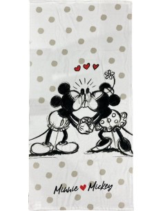 Asciugamano o telo Mare Minnie e Mickey Love - New discount.com