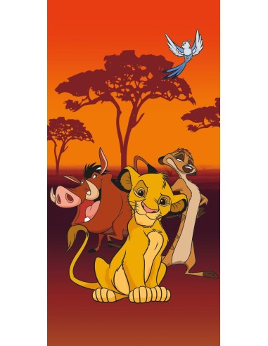 Drap de plage ou drap de bain Le Roi Lion Disney