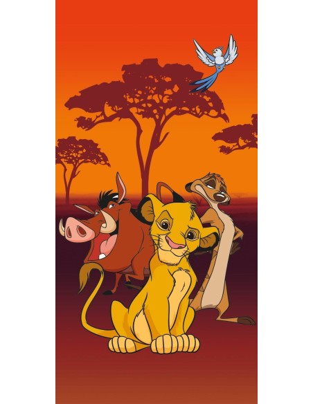 Drap de plage ou drap de bain Le Roi Lion Disney