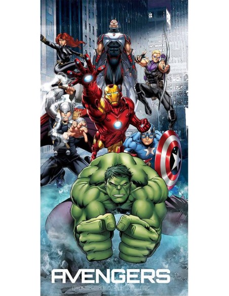 Drap de plage ou Serviette de bain Avengers Marvel - New discount.com