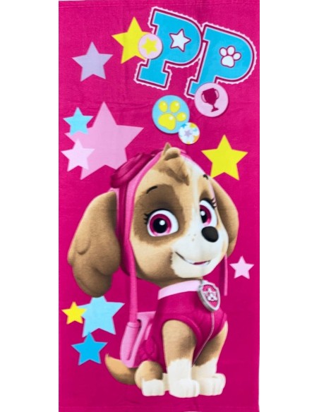 Drap de plage ou Serviette de bain Paw Patrol Fille - New discount.com