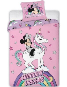 Housse de couette Minnie Avec Licorne - New discount.com