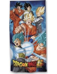 Drap de plage ou Serviette de bain Dragon Ball Super en coton - New...
