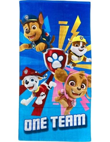 Drap de plage ou drap de bain Paw Patrol en coton - New discount.com
