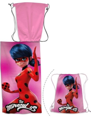 Toalla de playa del LadyBug con bolsa de piscina -New discount.com